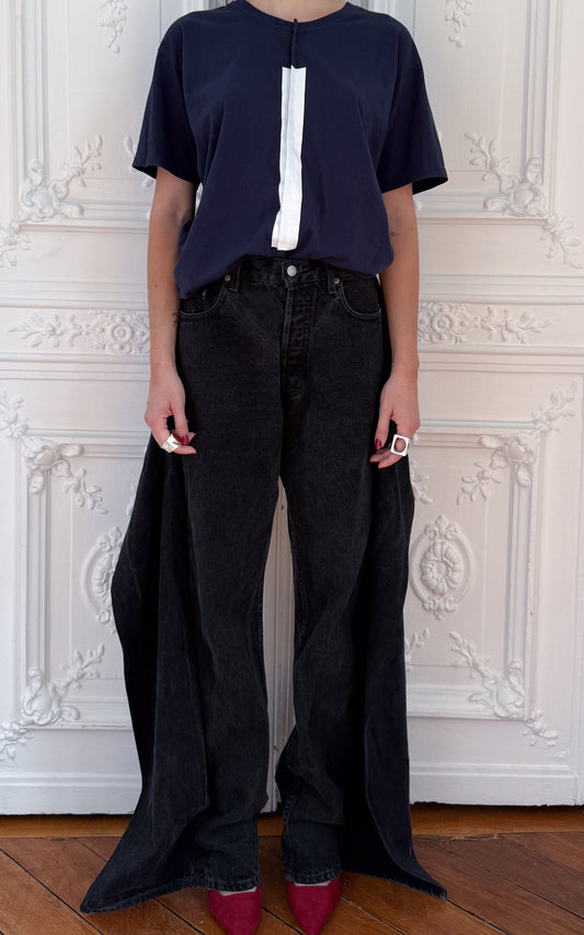 Pigalle Flap-Back Denim