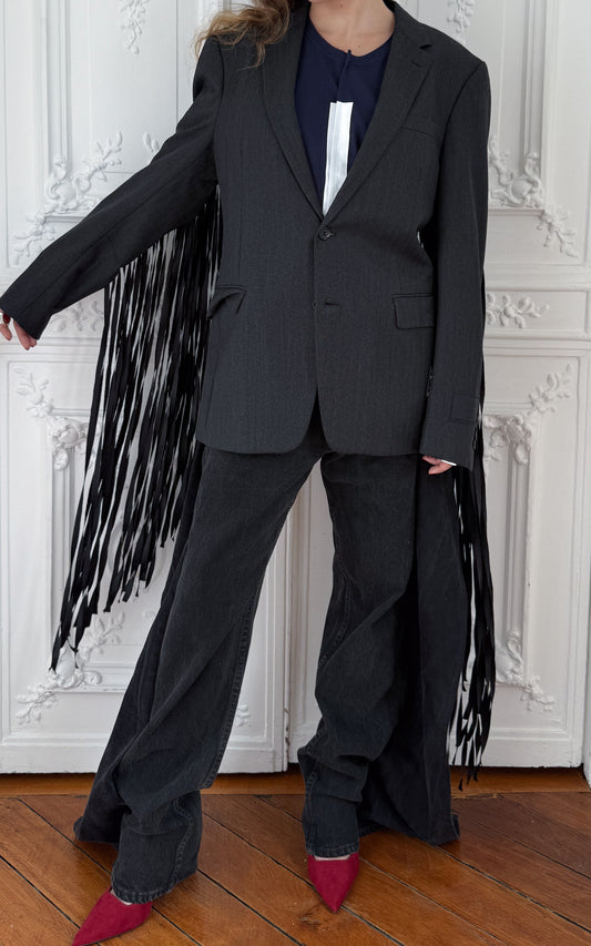 Vendôme Long Fringe Blazer