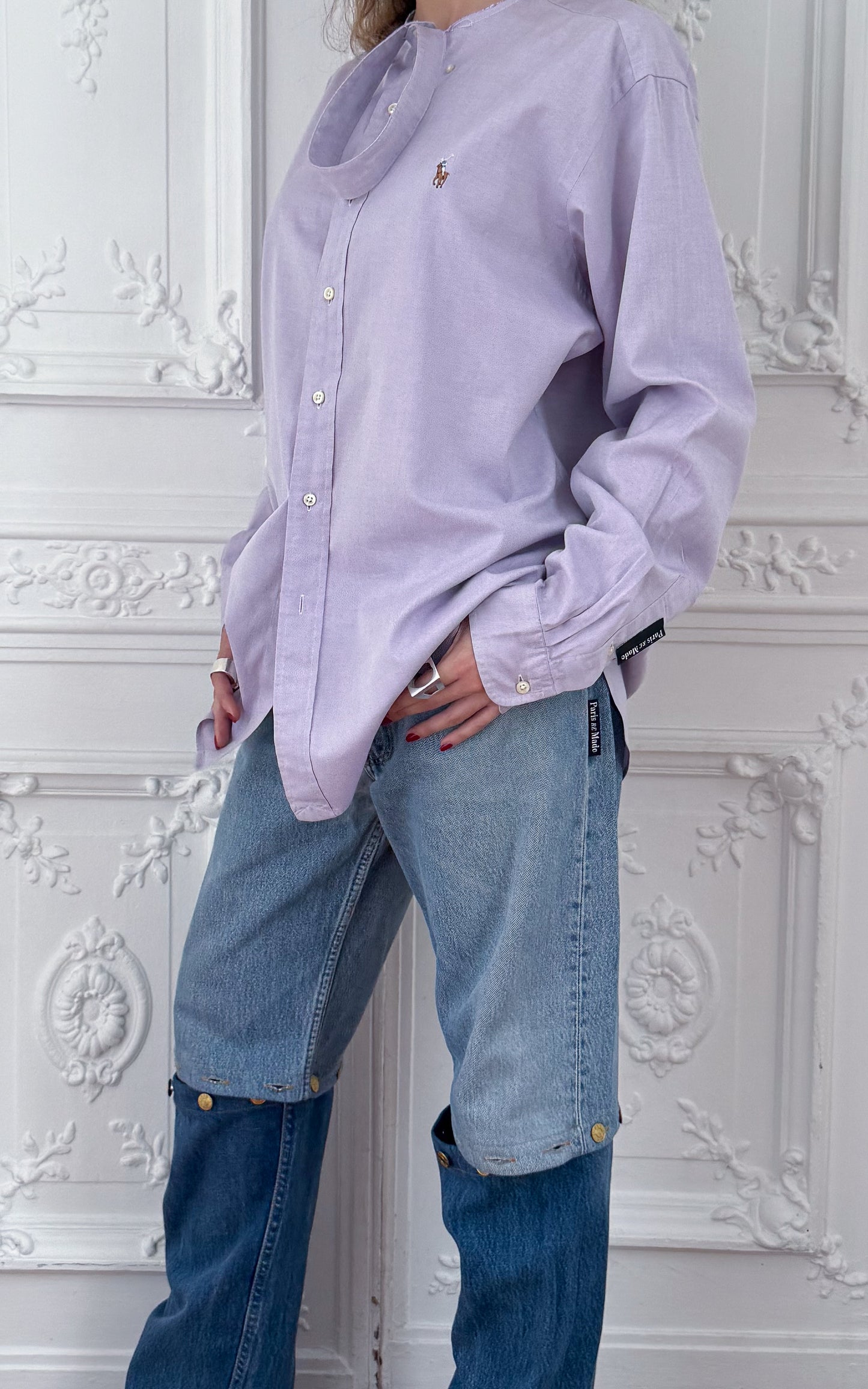 Beaubourg Art-Collar Shirt