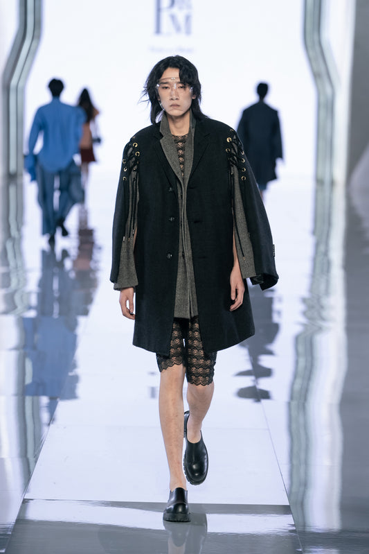 Coat Eyelet Shoulder