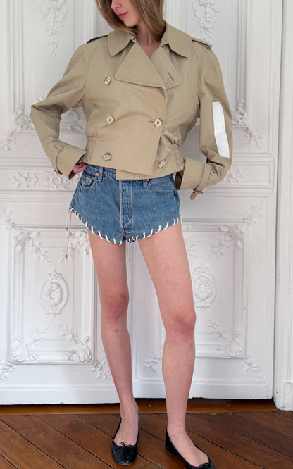 Le Marais Eyelet Mini Shorts