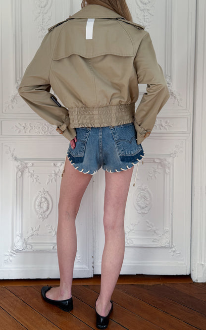 Le Marais Eyelet Mini Shorts