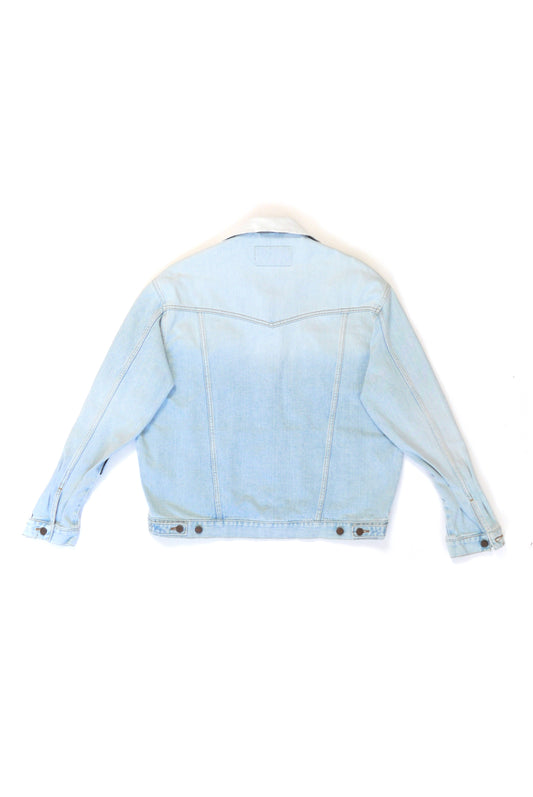 Denim Jacket Side Buttons