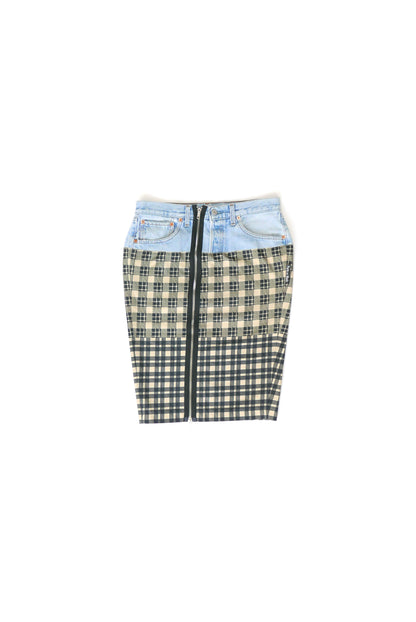 Denim Skirt Tweed