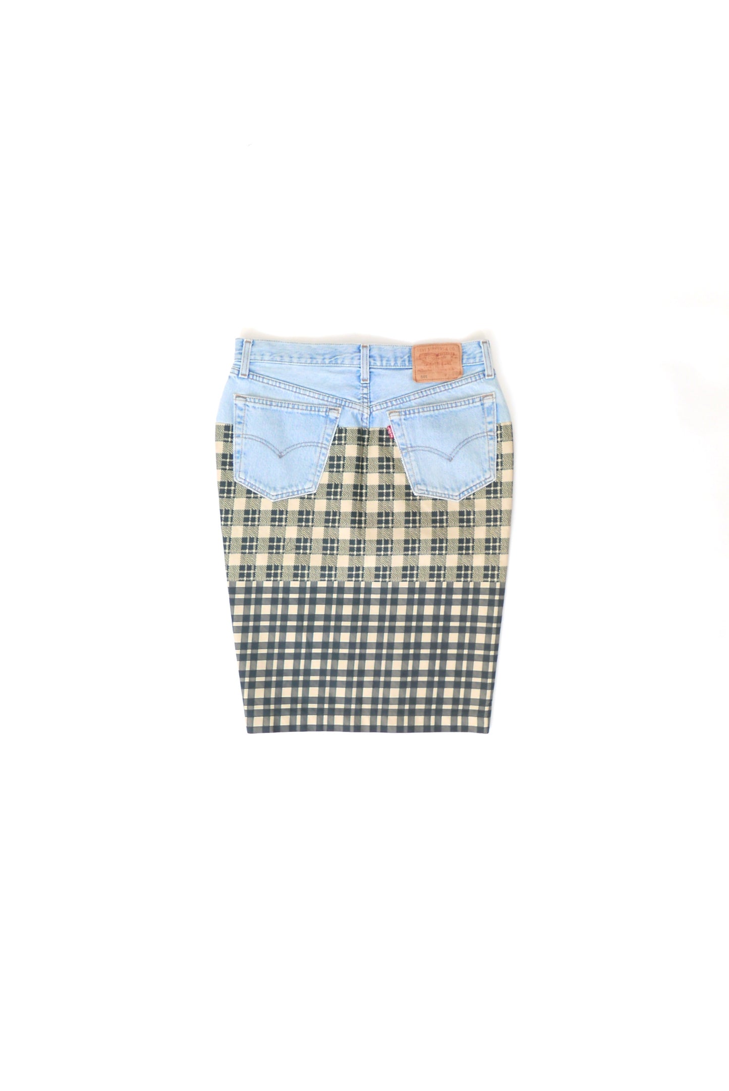 Denim Skirt Tweed