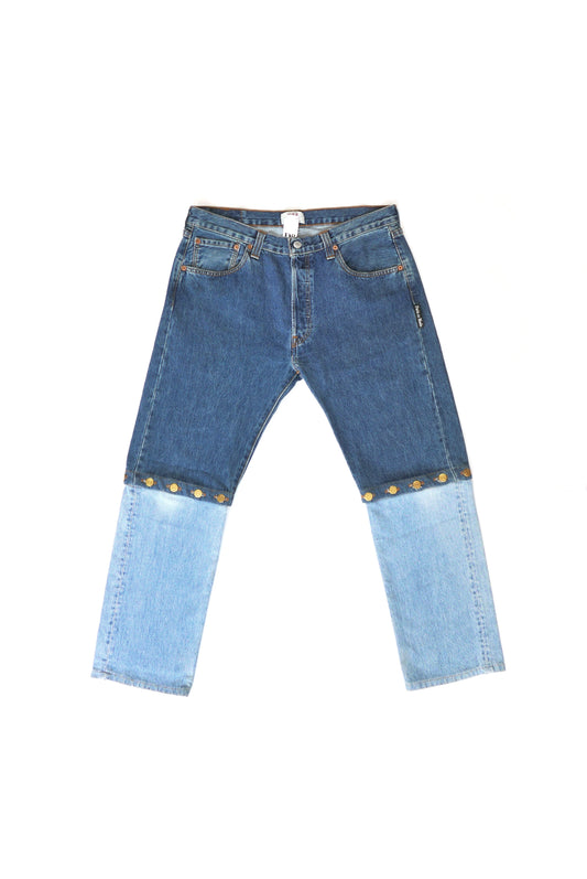 Jeans Knee Buttons