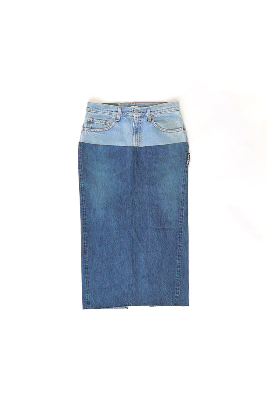 Denim Skirt Long