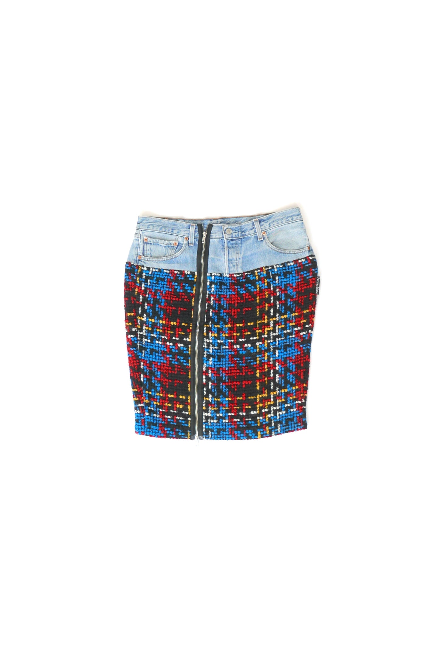 Denim Skirt Tweed