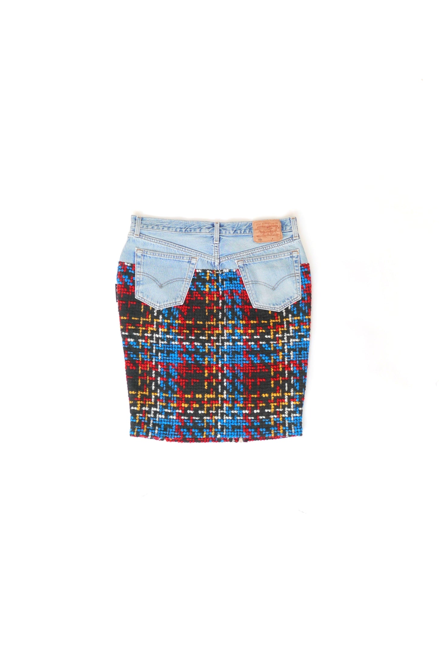 Denim Skirt Tweed