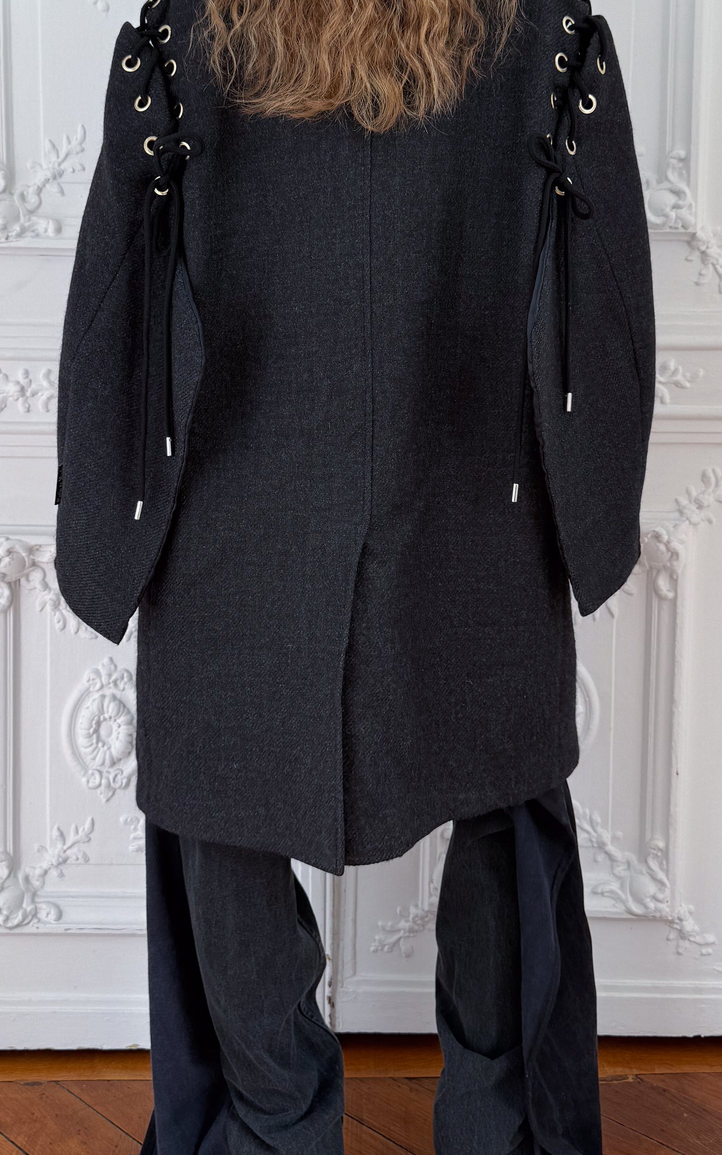 Coat Eyelet Shoulder